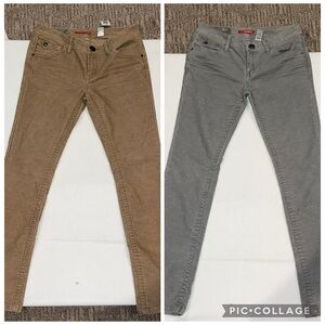 UNIONBAY Brown and Gray Corduroy Pants
